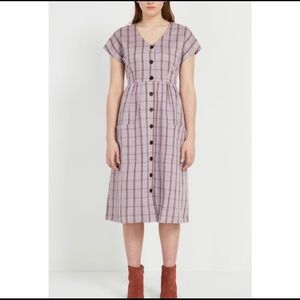 Midi-length lavender dress - size S, unworn